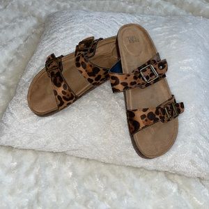 Cheetah Print Sandals